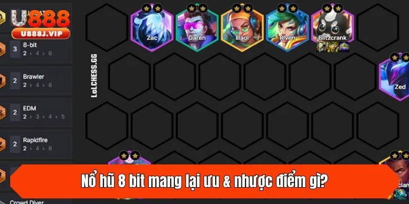 Nổ hũ 8 bit mang lại ưu & nhược điểm gì?