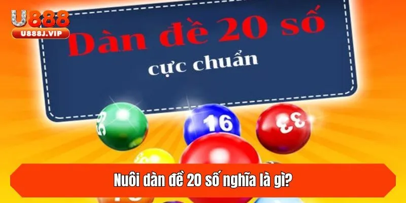 Nuôi dàn đề 20 số nghĩa là gì?